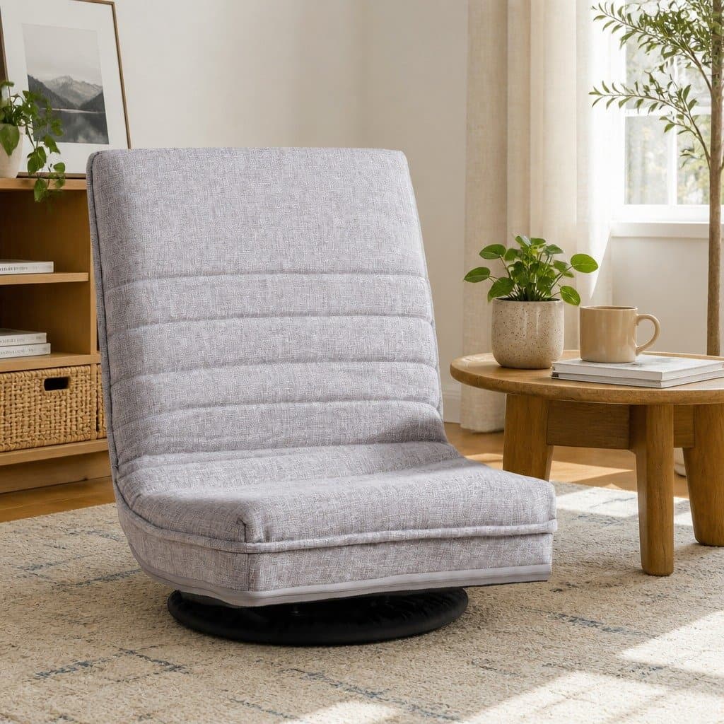 360° Swivel Floor Chair for Gaming and Relaxation