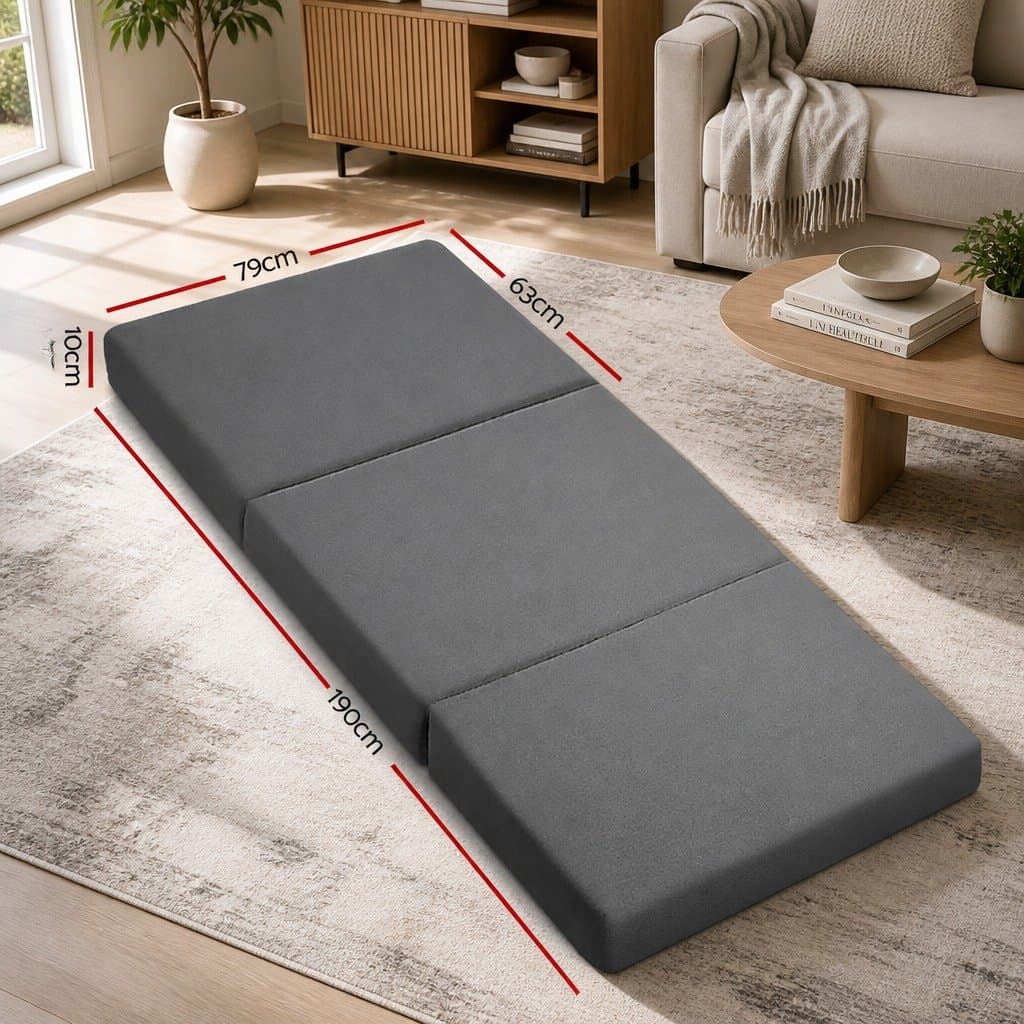 Foldable Foam Mattress for Chair and Bed Use
