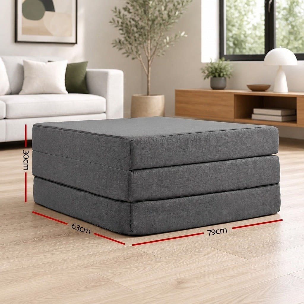 Foldable Foam Mattress for Chair and Bed Use