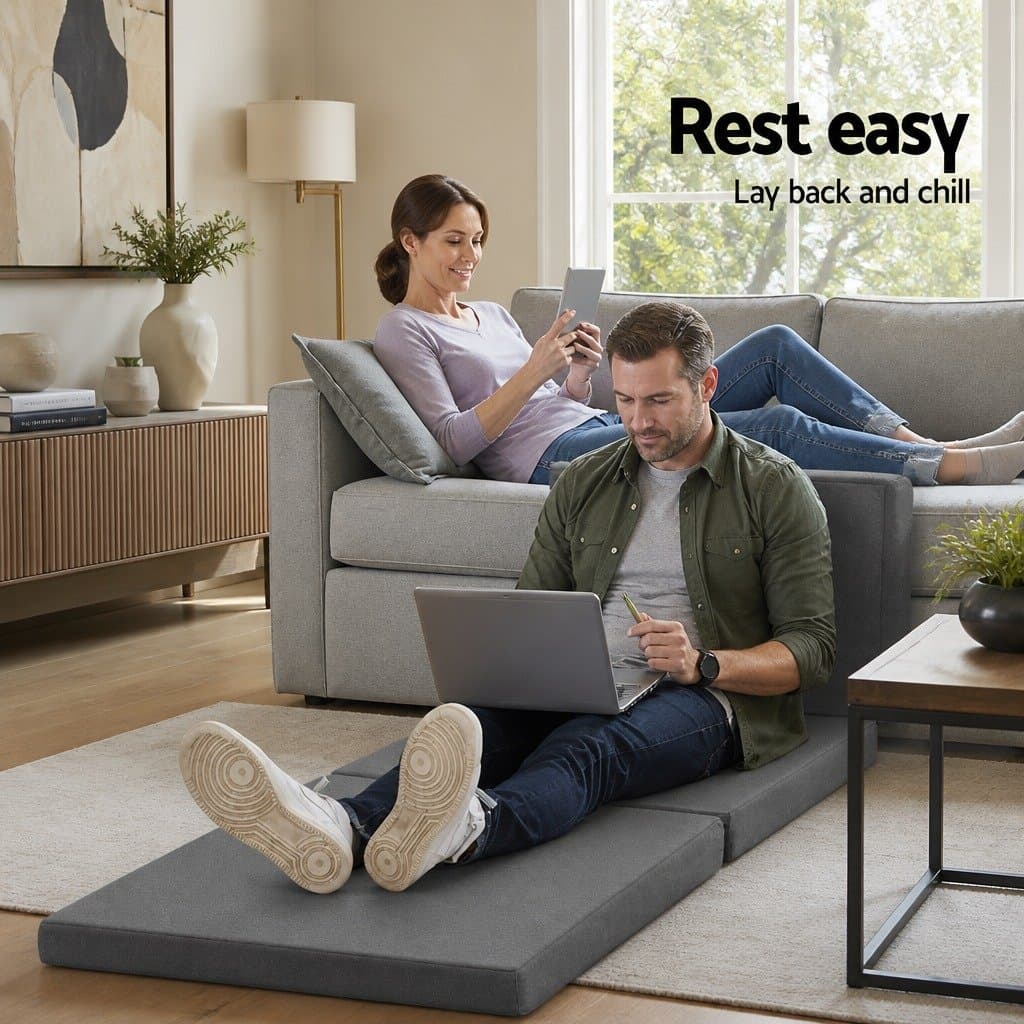 Foldable Foam Mattress for Chair and Bed Use