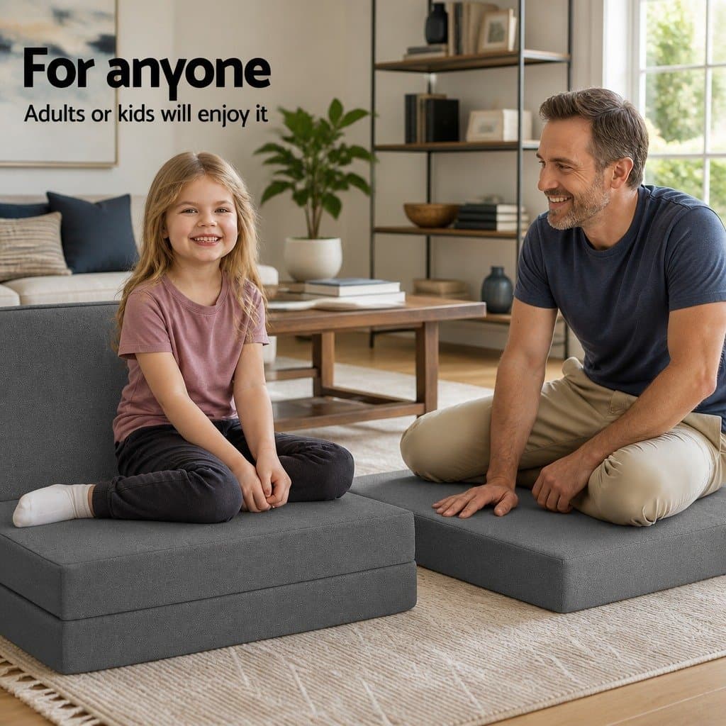 Foldable Foam Mattress for Chair and Bed Use