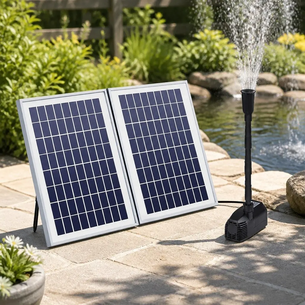 Solar Pond Pump Fountain Kit with 1600L/H Flow