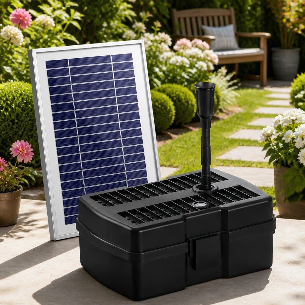 Solar Pond Pump with Filtration for Gardens