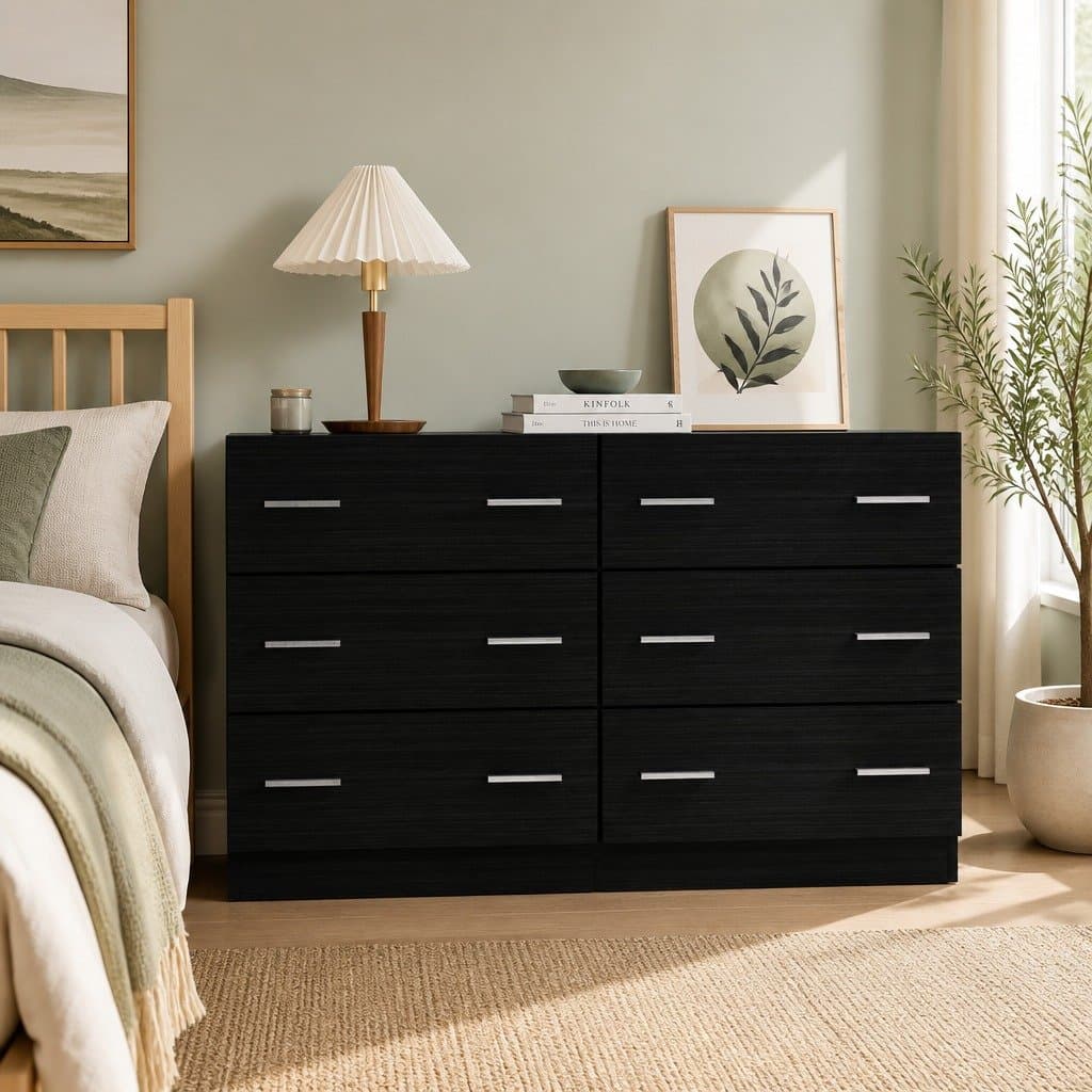 6 Drawer Chest for Organised Bedroom Storage