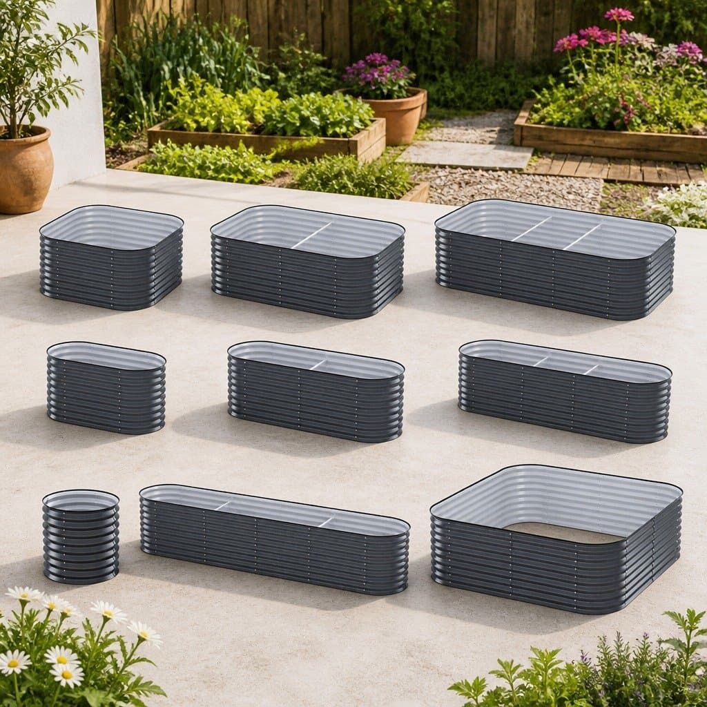 Garden Bed Modular Planter Box with 9 Configurations