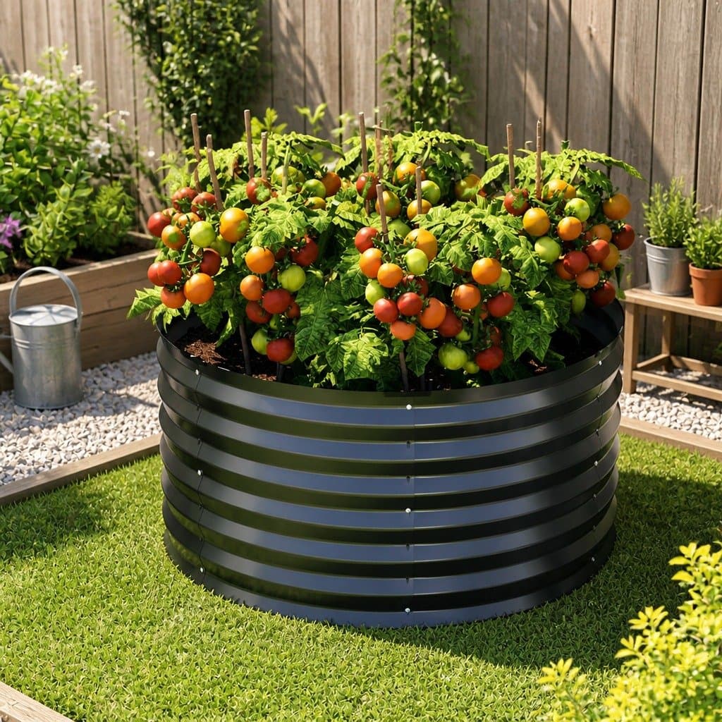 Galvanised Raised Garden Bed 90x45cm