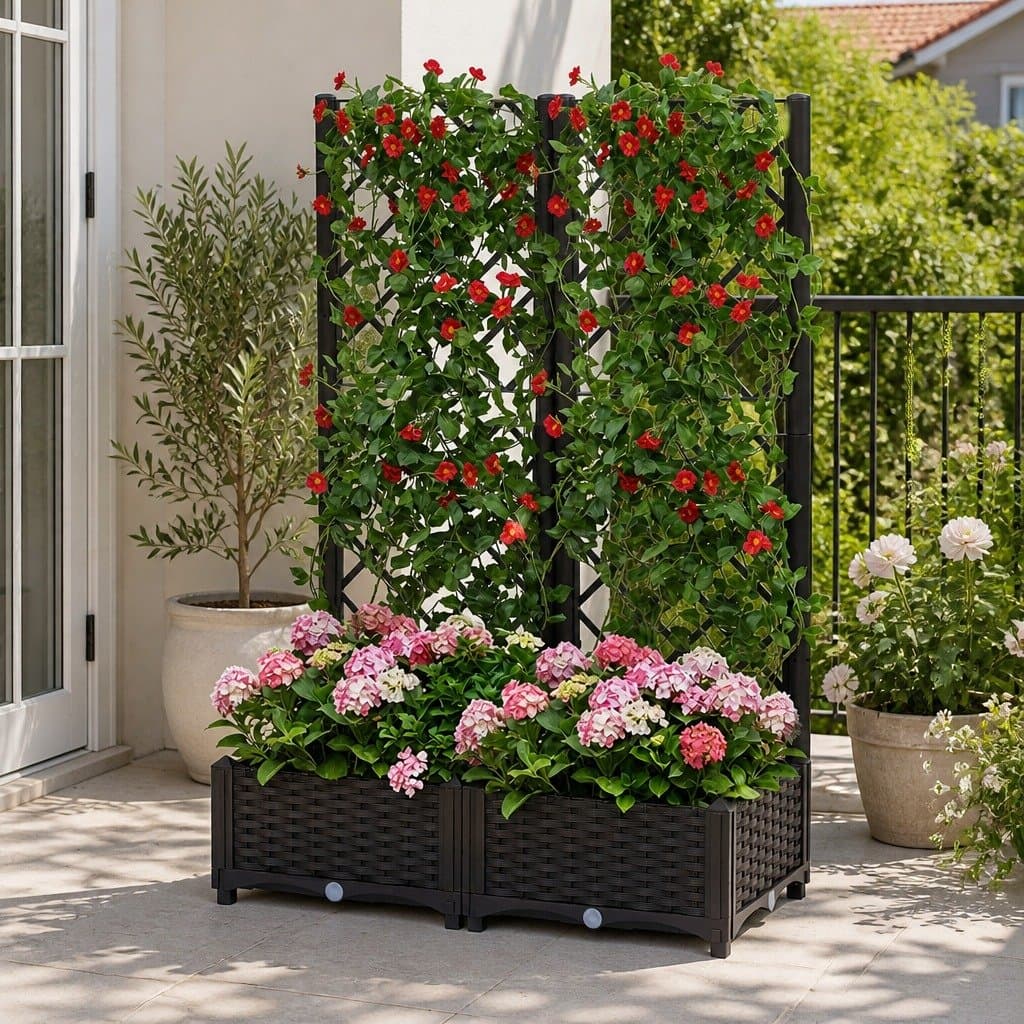 Self-Watering Elevated Vegetable Box with Durable Build