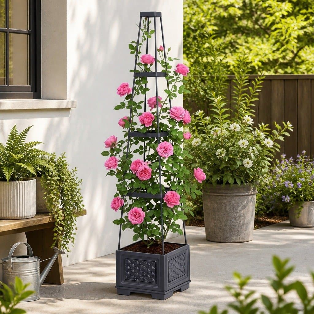 Modular Self Watering Vertical Planter Tower 140cm