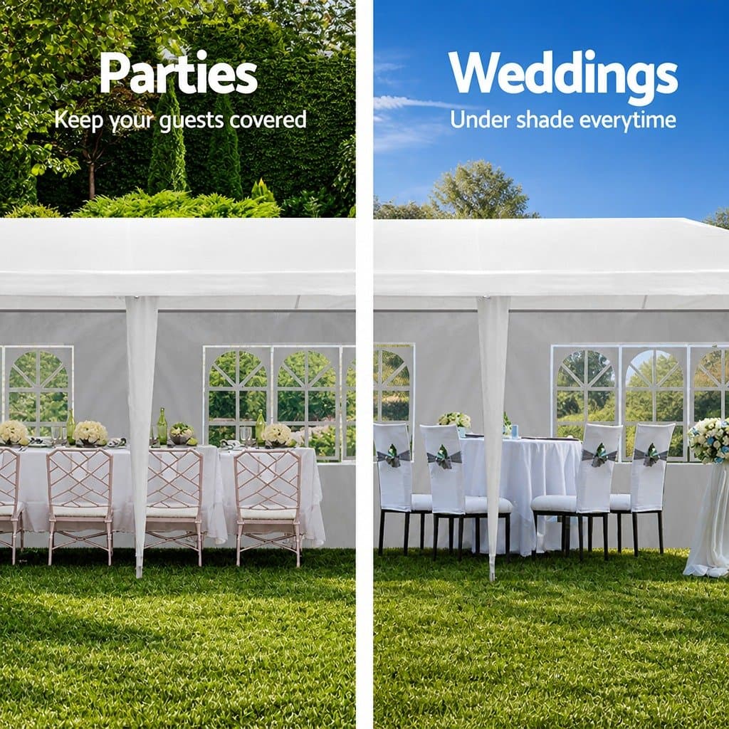 Gazebo 3x9m Outdoor Wedding Canopy with Panels