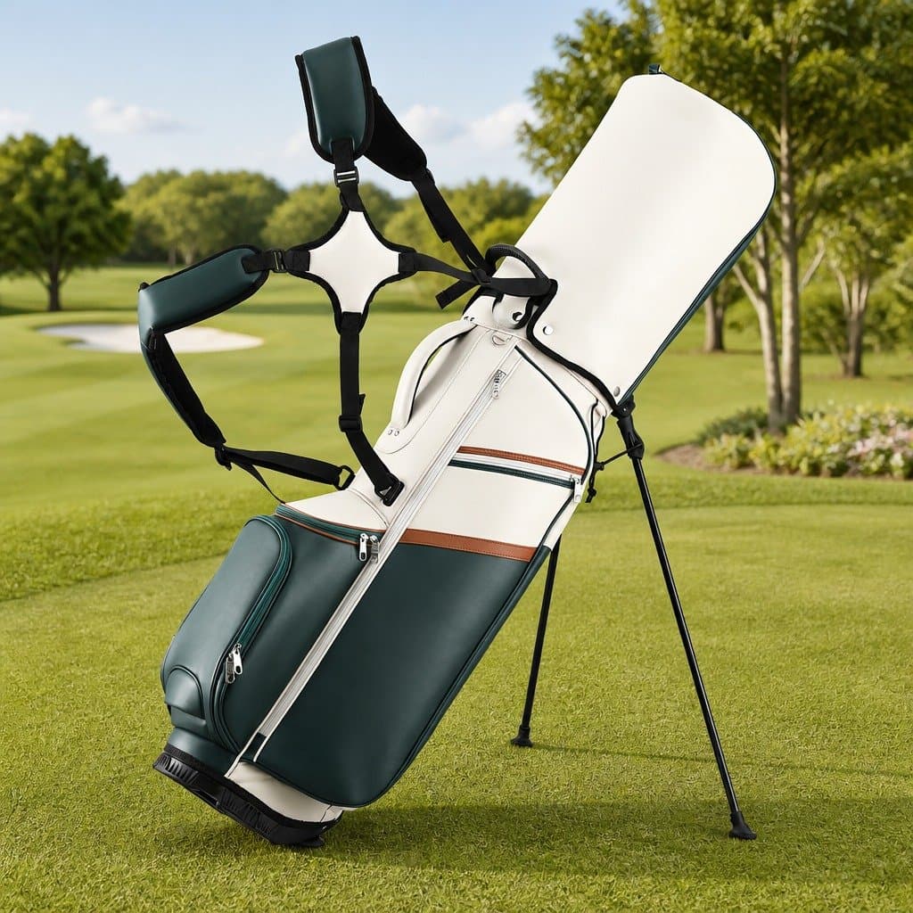 Golf Stand Bag with Durable Dual Strap