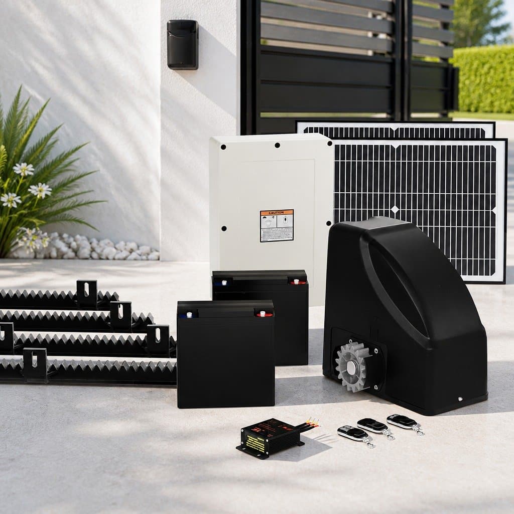 Solar Automatic Sliding Gate Opener 600kg