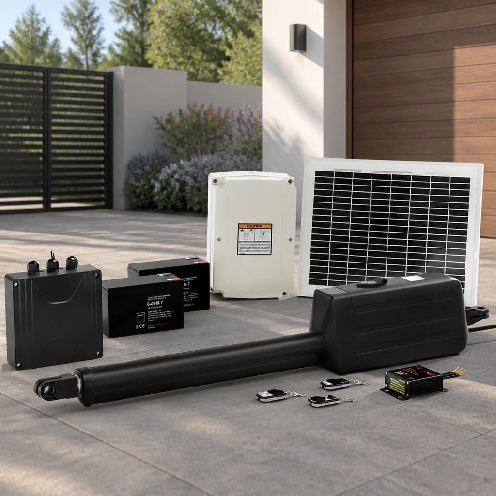 Solar Powered Automatic Gate Opener System