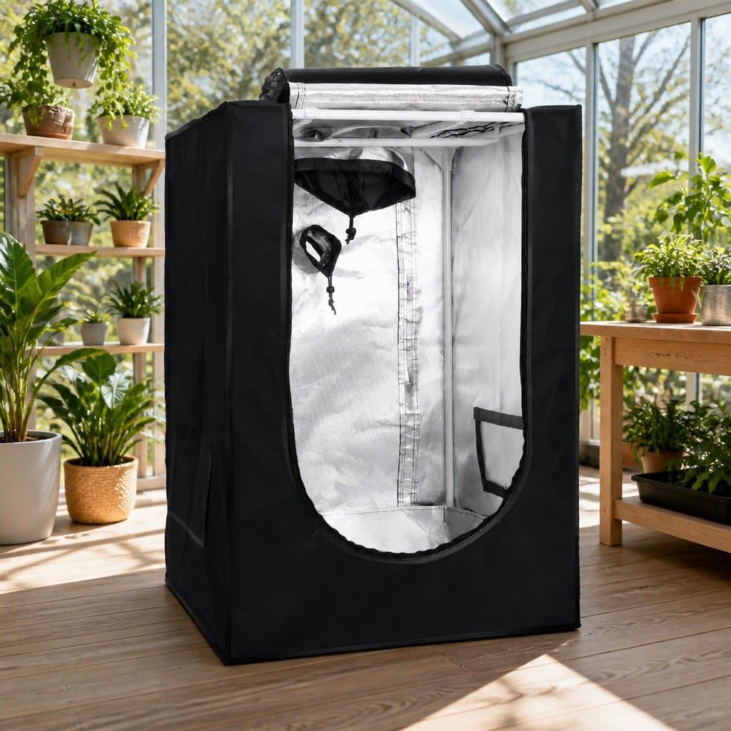 60x60x90cm Hydroponics Grow Tent with Steel Frame