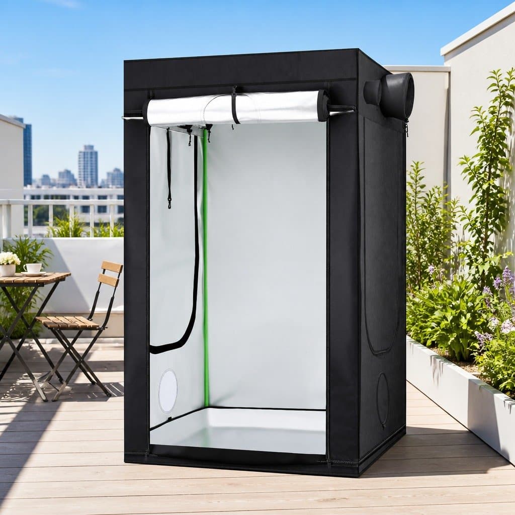 Grow Tent Kit 120x120x200cm for Hydroponics