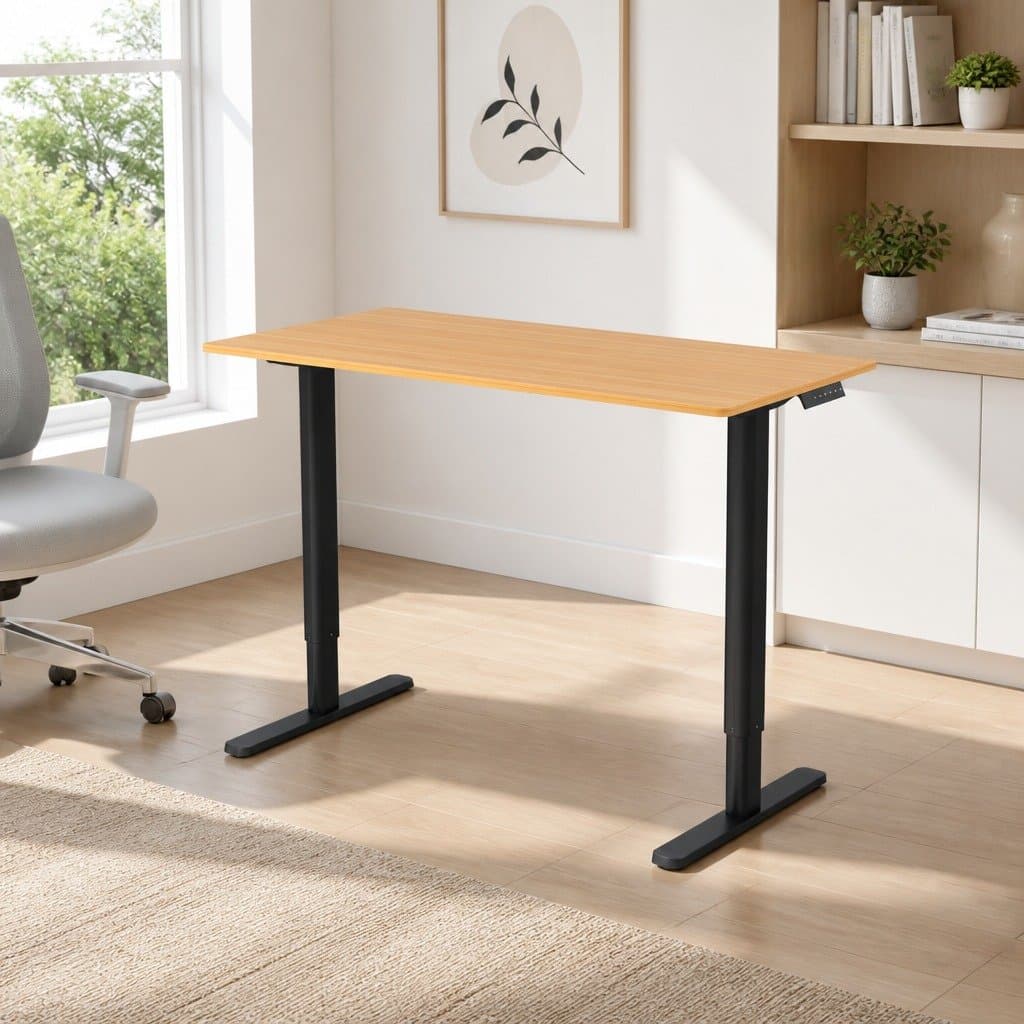 120cm Motorised Sit Stand Desk for Home Office Use