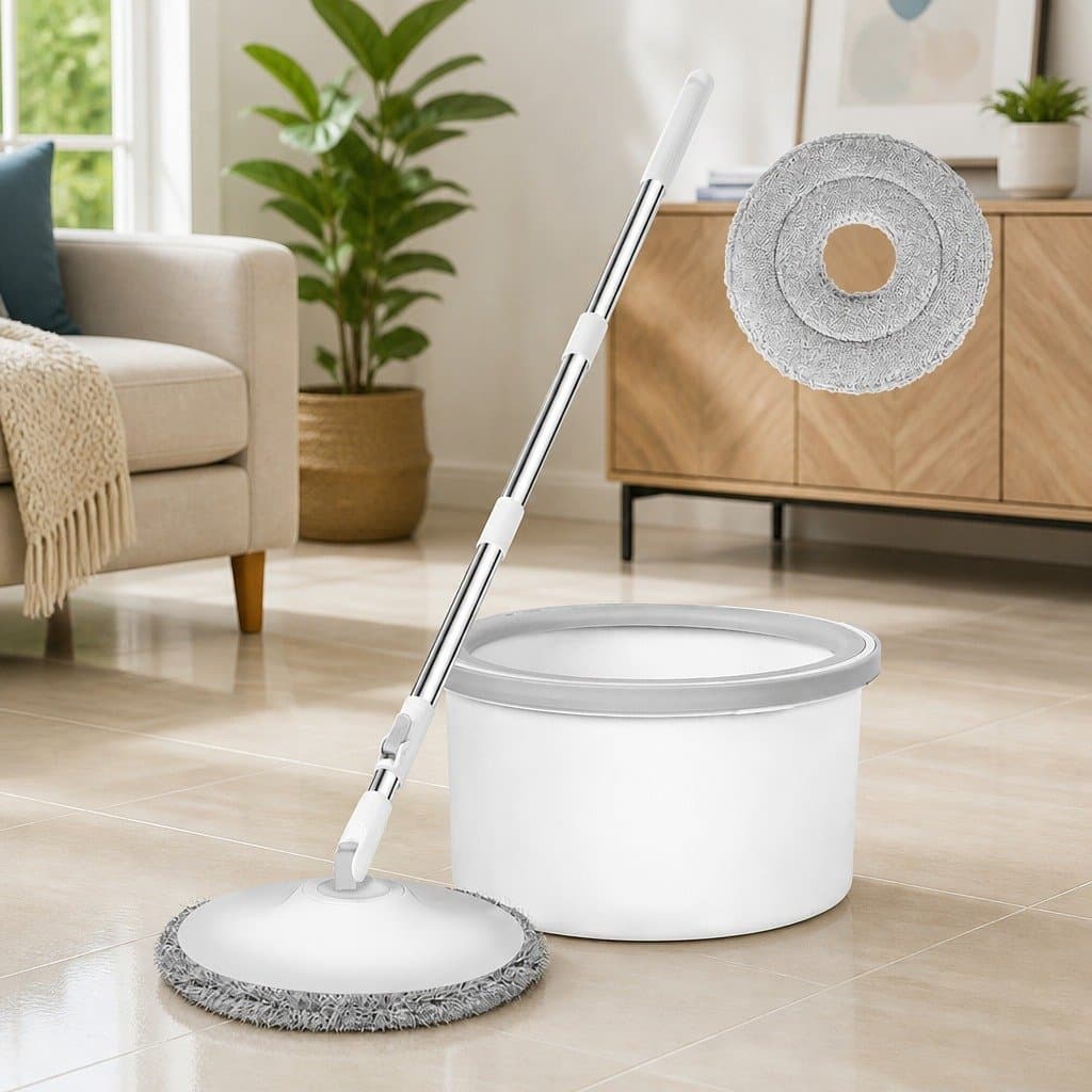 Mop and Bucket Set for Effective Hard Floor Cleaning