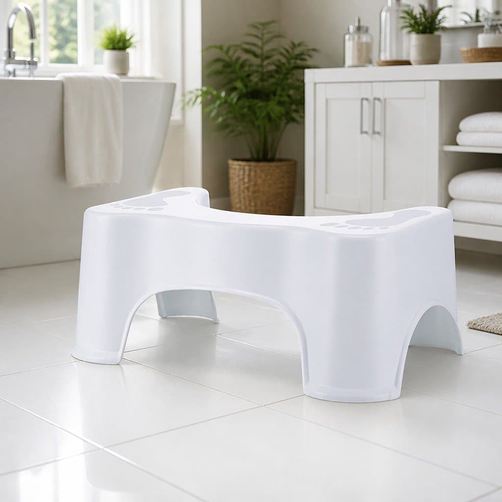 Ergonomic Toilet Step Stool for Effective Bathroom Use