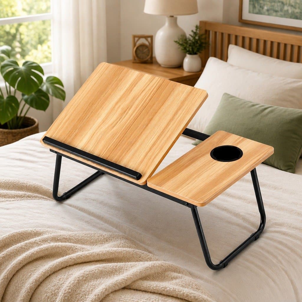 Foldable Laptop Desk for Work and Study