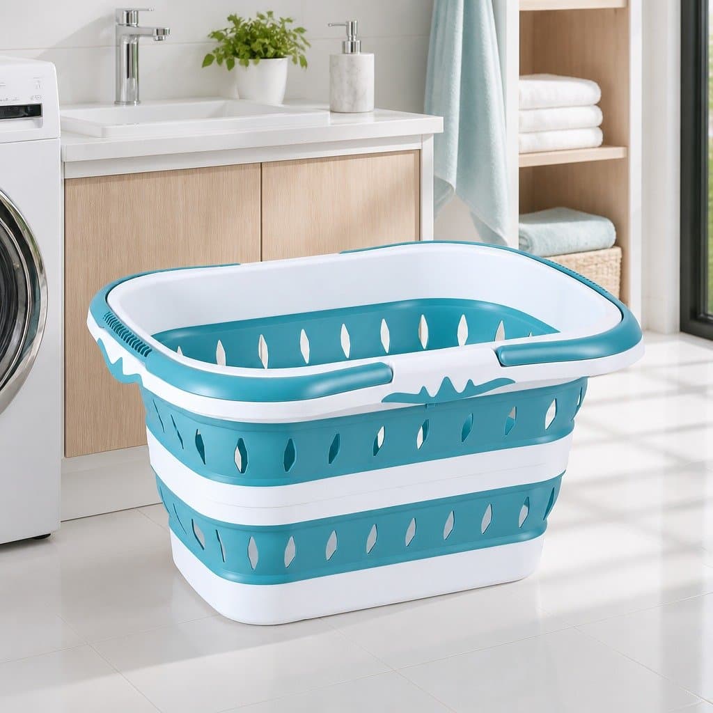 Foldable Laundry Basket with Ventilation