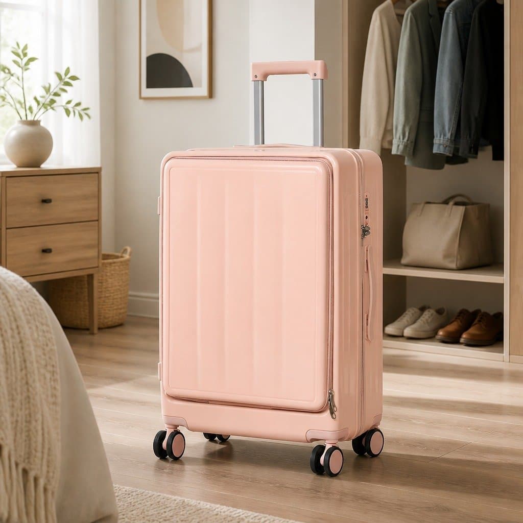 26 Inch Hard Shell Suitcase with Front Access