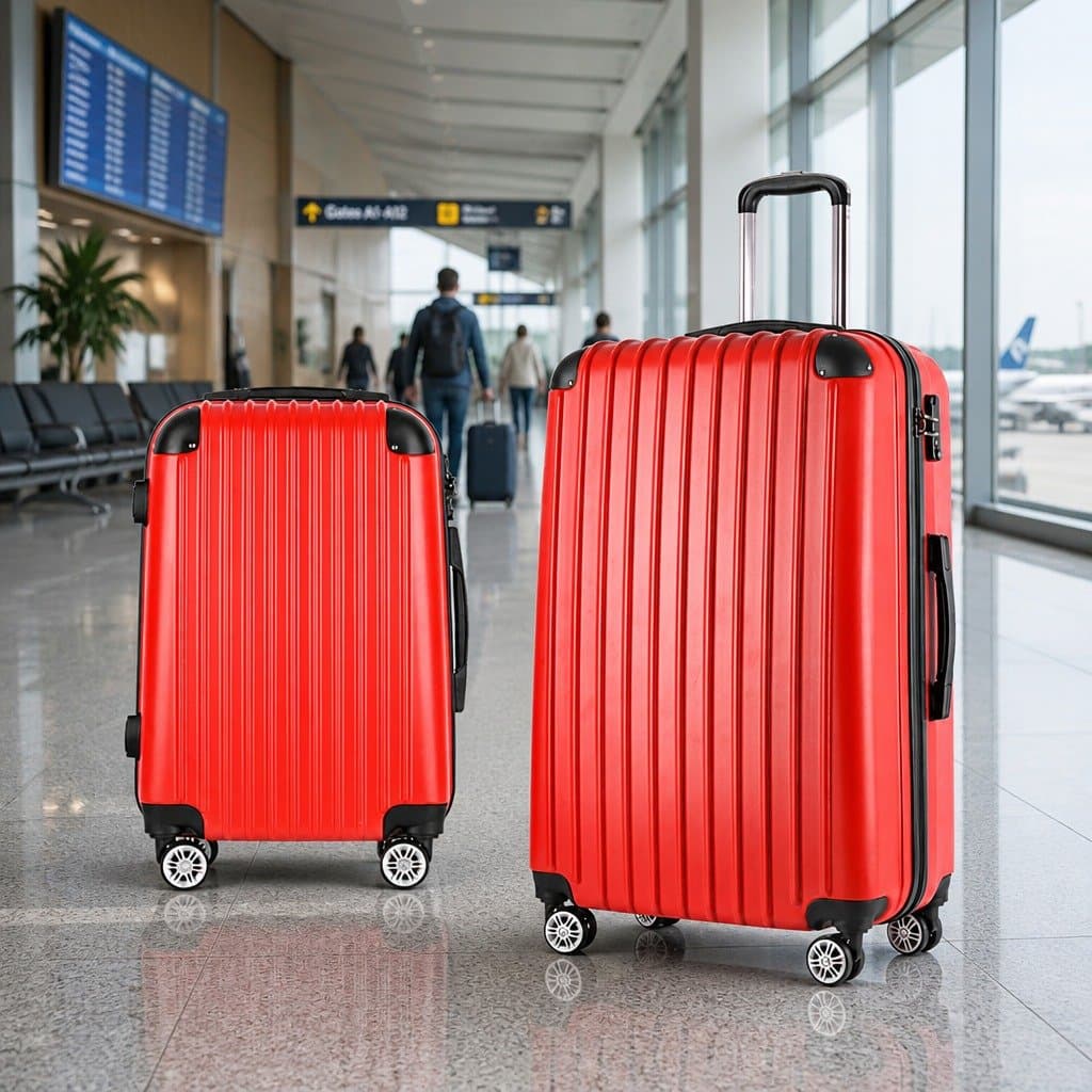 2-Piece Hard Shell Luggage Set for Travel