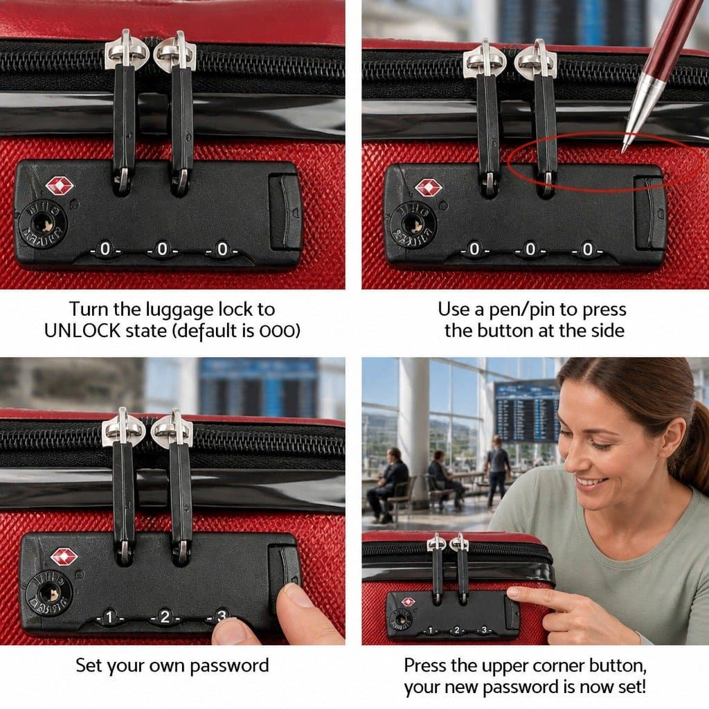2-Piece Hard Shell Luggage Set for Travel