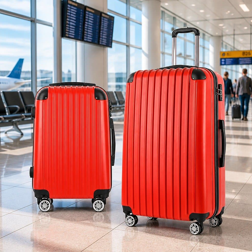 2-Piece Hard Shell Luggage Set for Travel