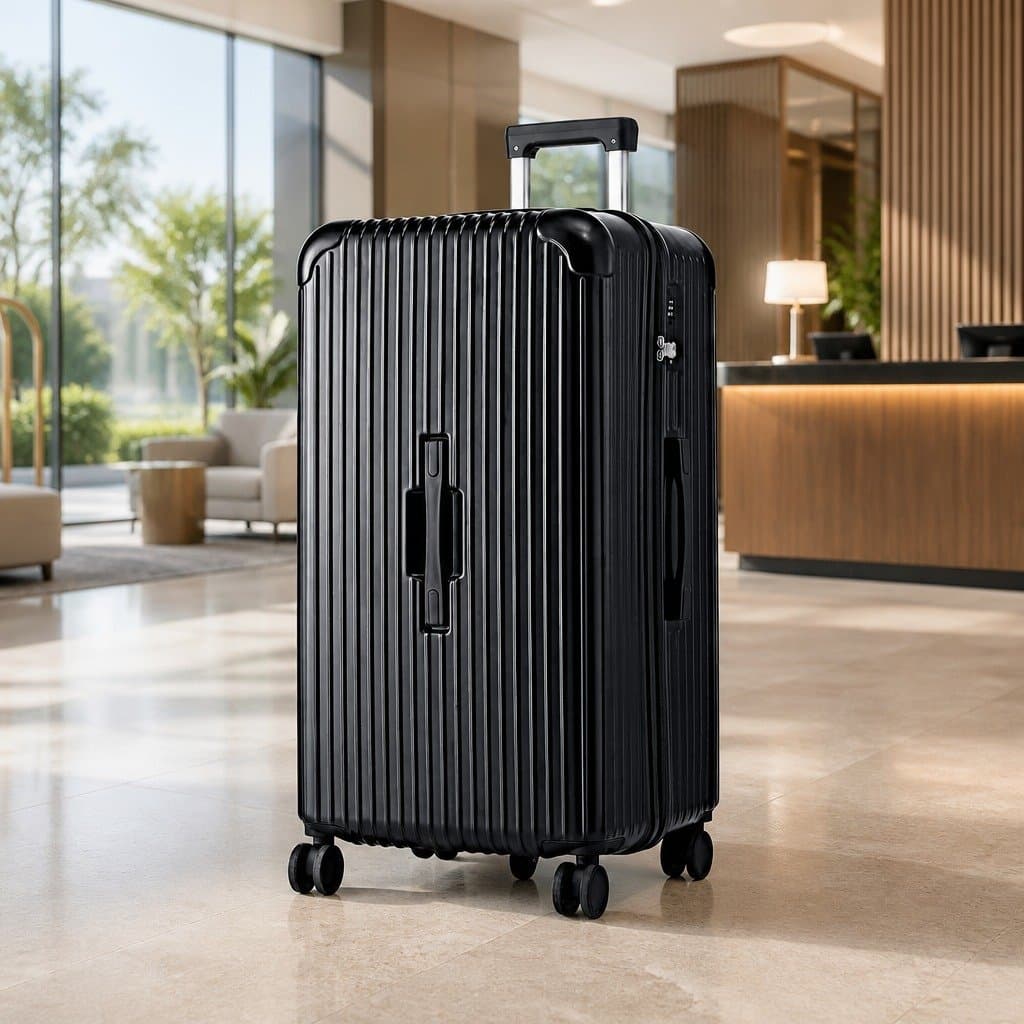 32" Trunk Luggage with Spinner Wheels and USB Port