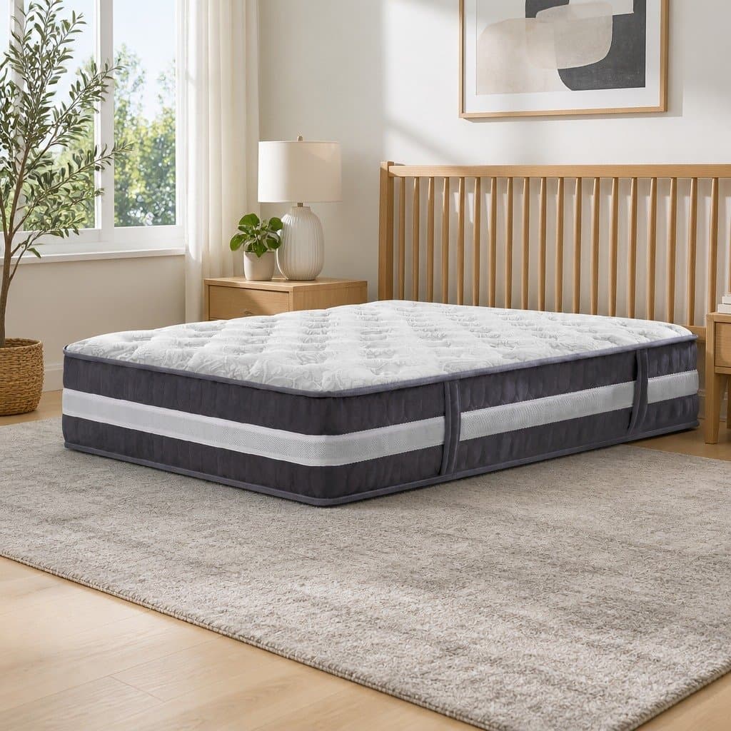 King Single Mattress 30cm Pocket Spring Hypoallergenic