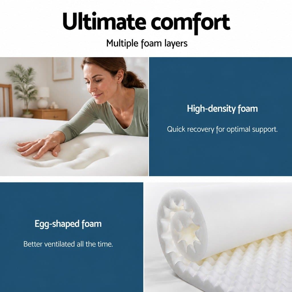 King Single Mattress 30cm Pocket Spring Hypoallergenic