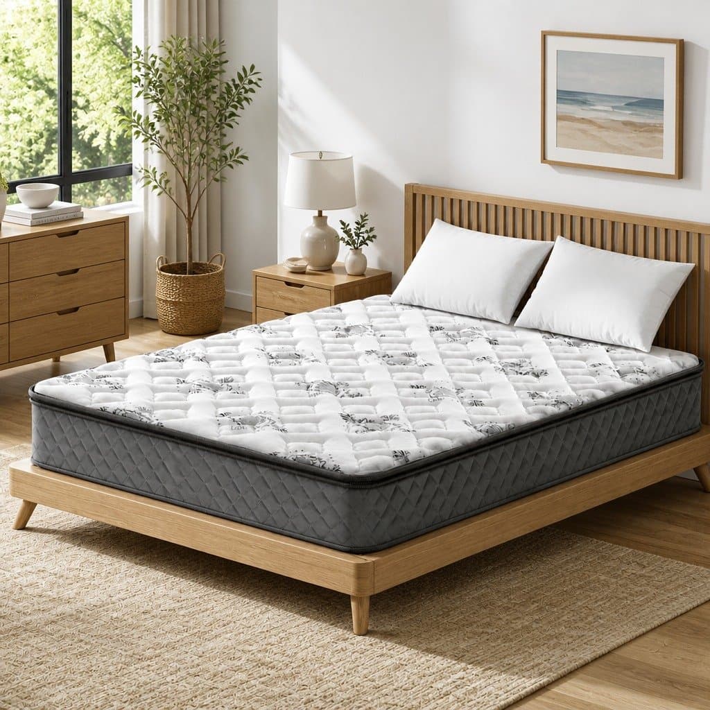 King Size Mattress with Pillow Top and Bonnell Springs