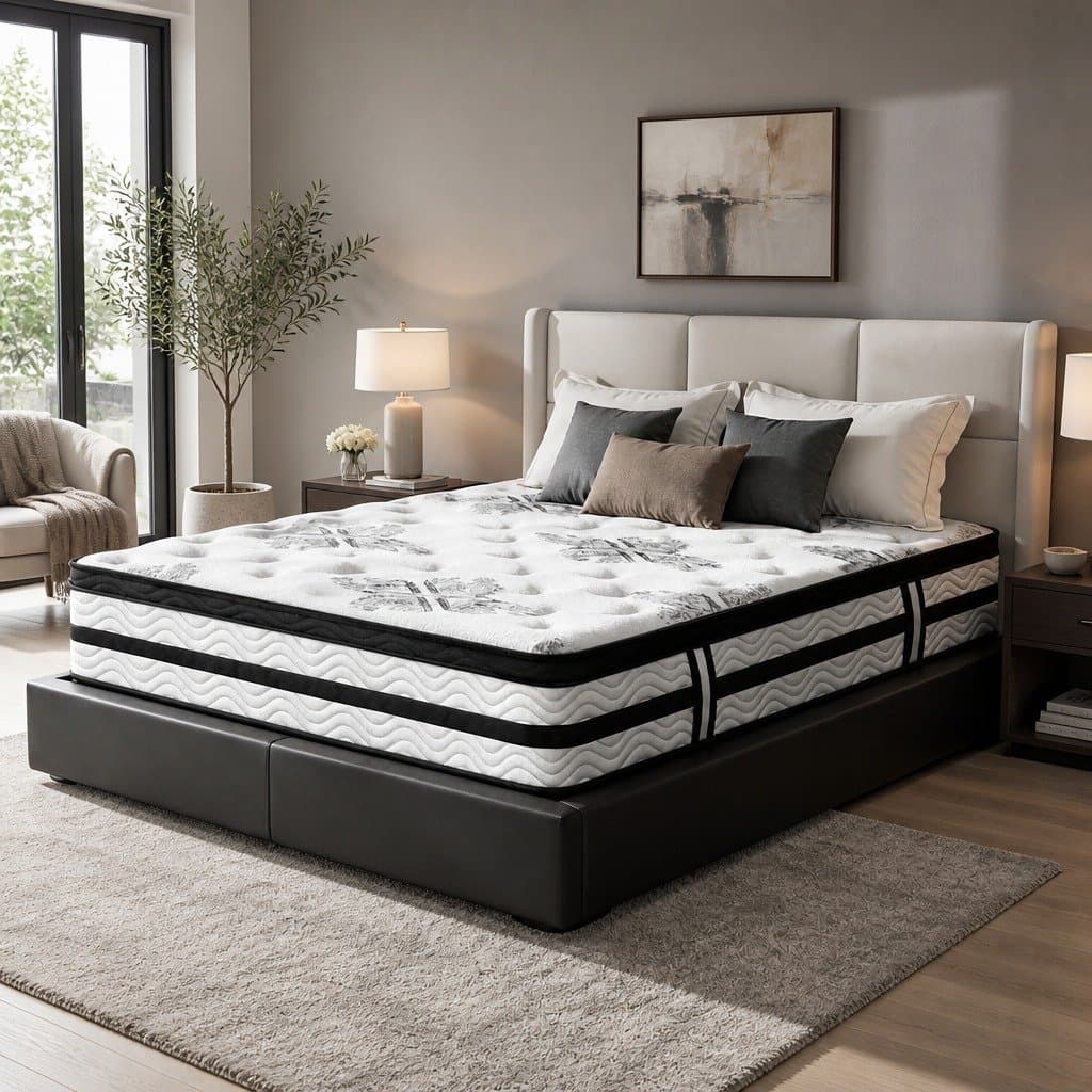 Queen Mattress with Euro Top and Pocket Springs