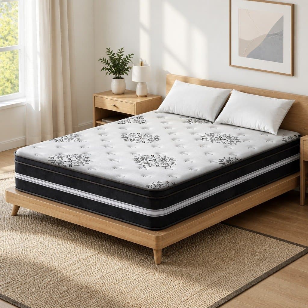 King Size Mattress 34cm Euro Top with Gel Foam