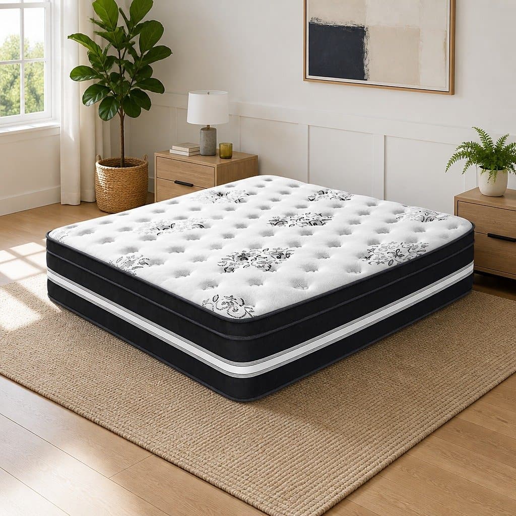 King Size Mattress 34cm Euro Top with Gel Foam
