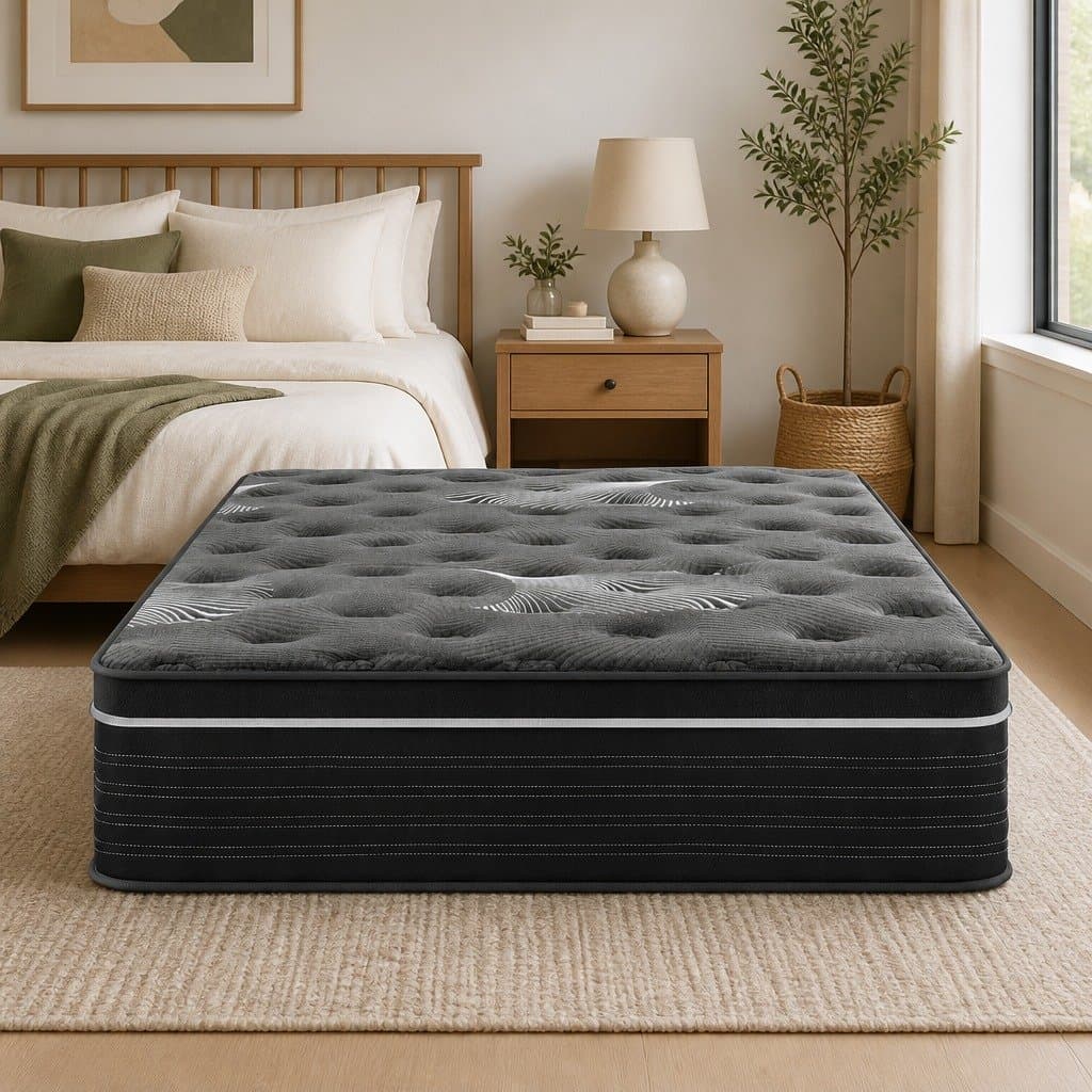 Euro Top Single Mattress 35cm with Graphene Memory Foam