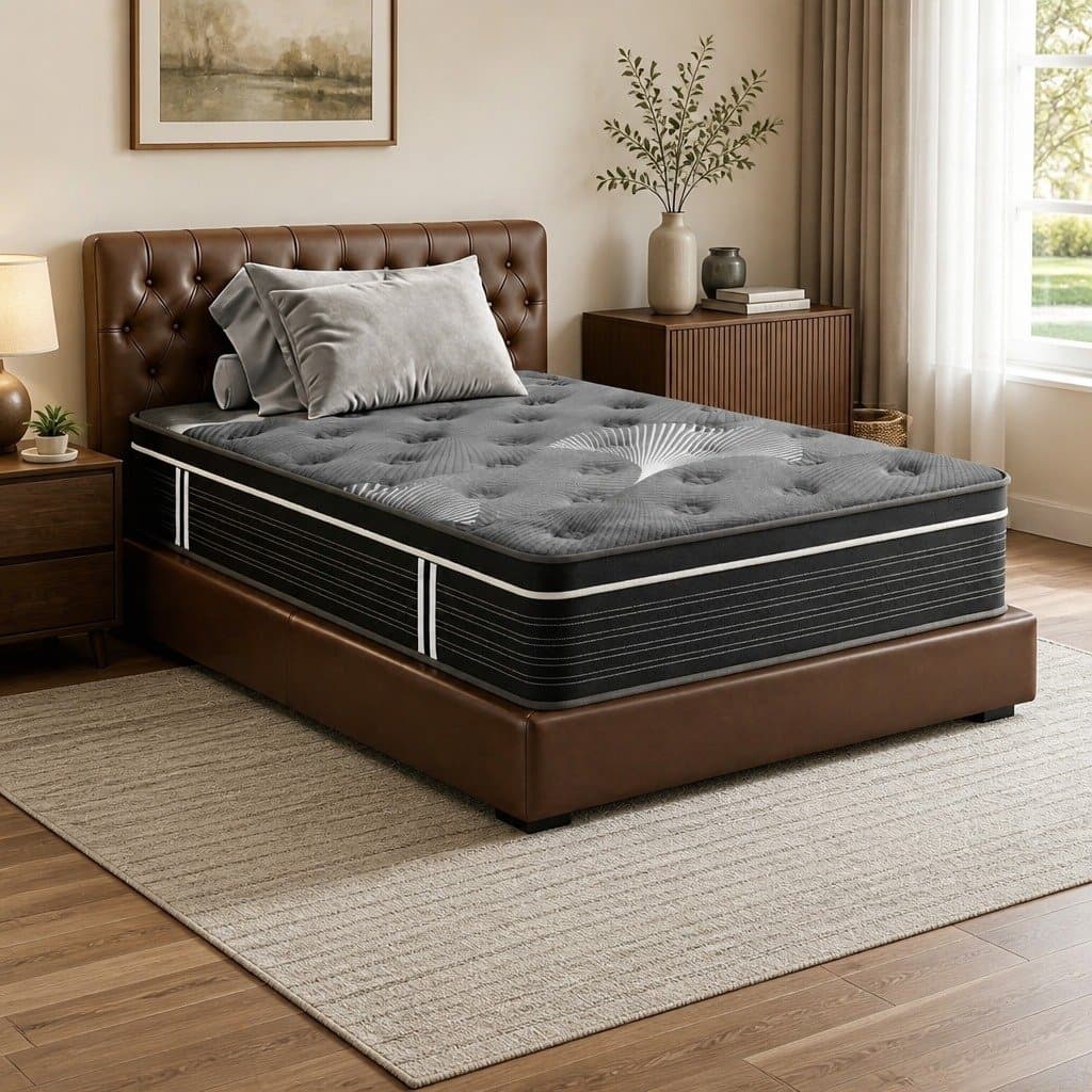 Euro Top Single Mattress 35cm with Graphene Memory Foam
