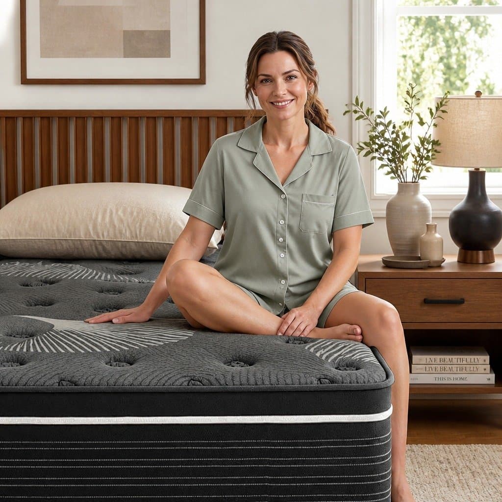 Euro Top Single Mattress 35cm with Graphene Memory Foam