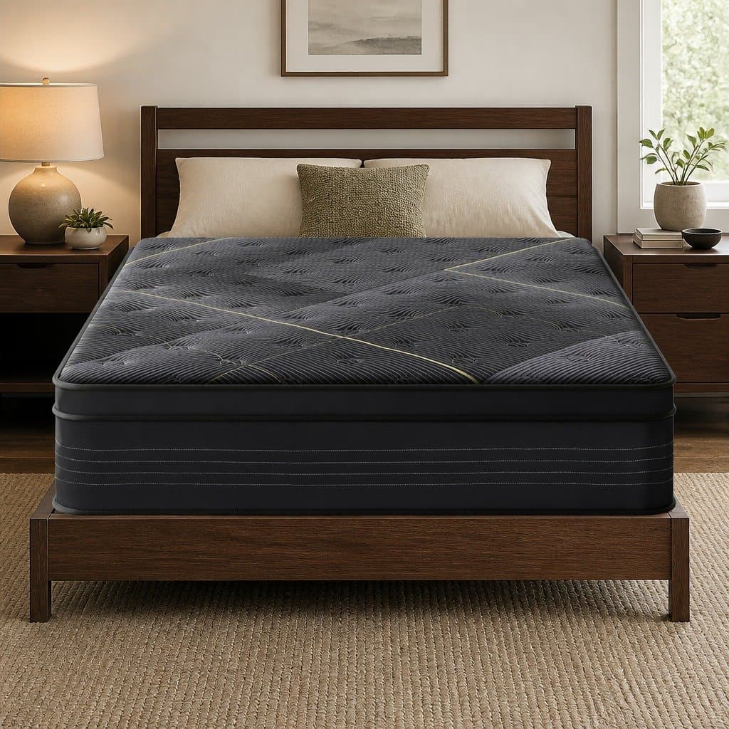 Double Mattress with Hybrid Pocket Springs