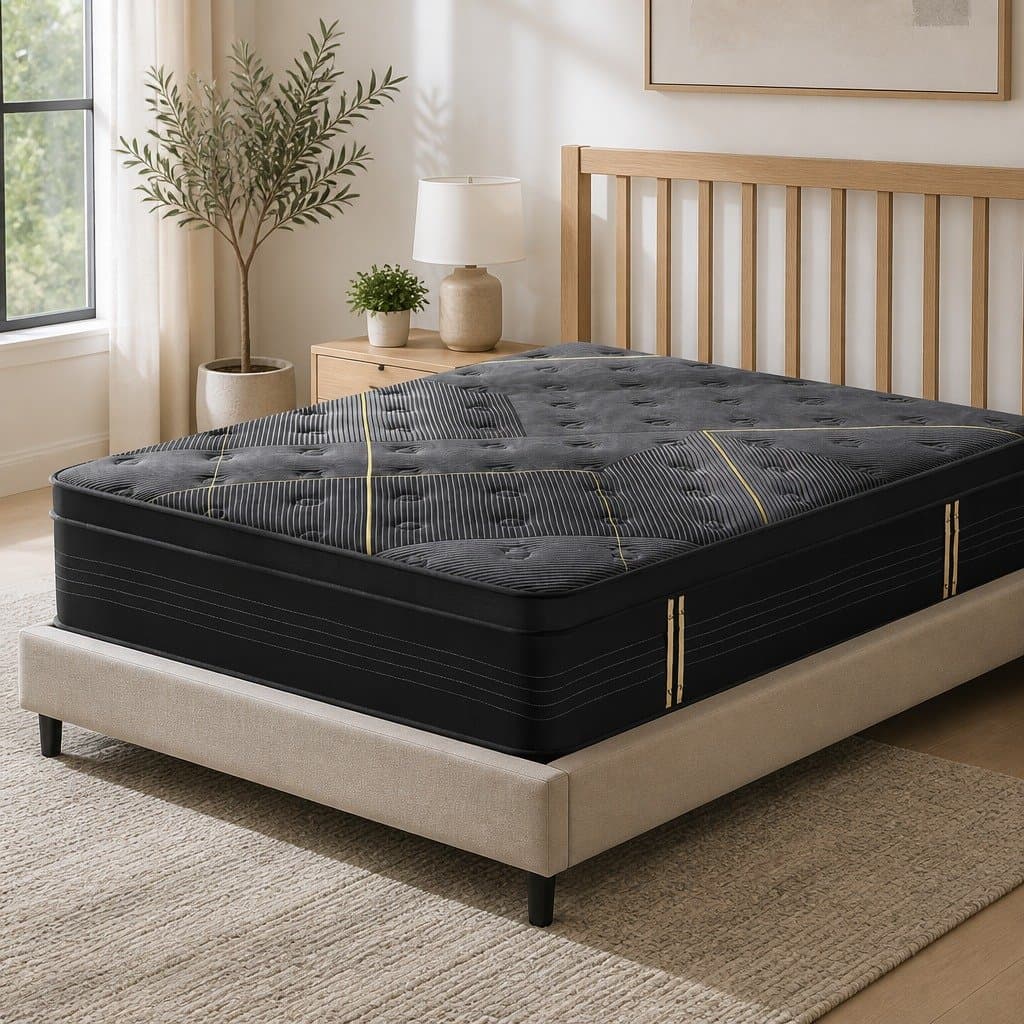 Double Mattress with Hybrid Pocket Springs