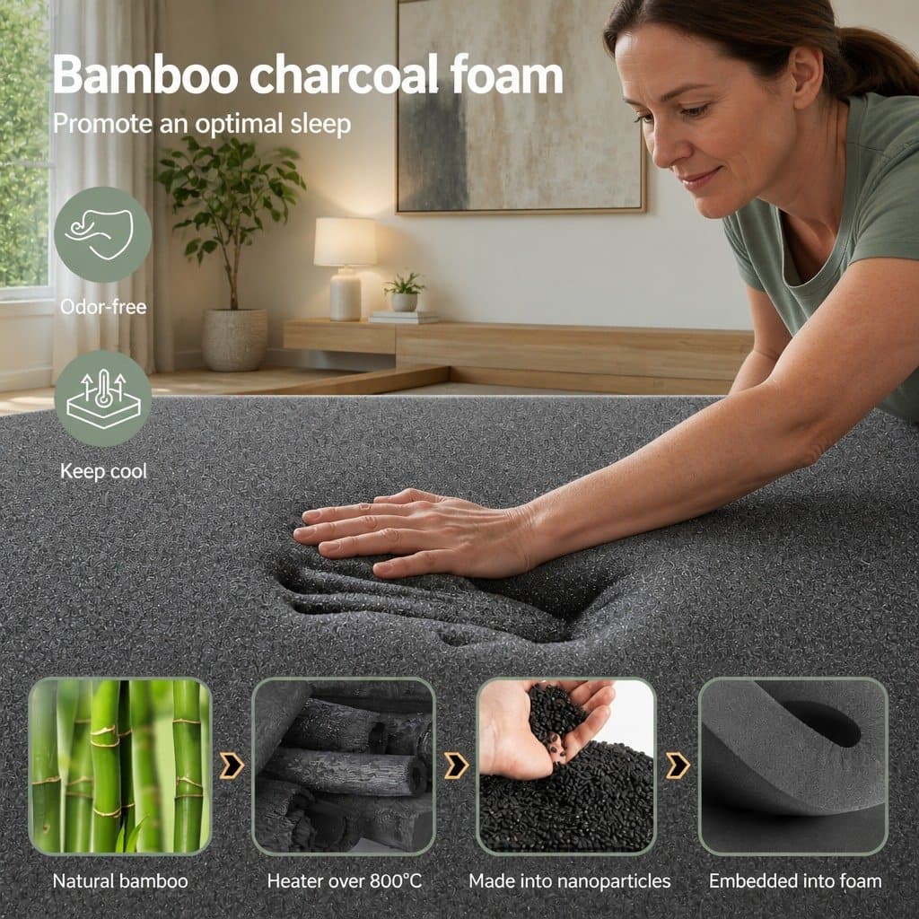 Double Mattress with Hybrid Pocket Springs