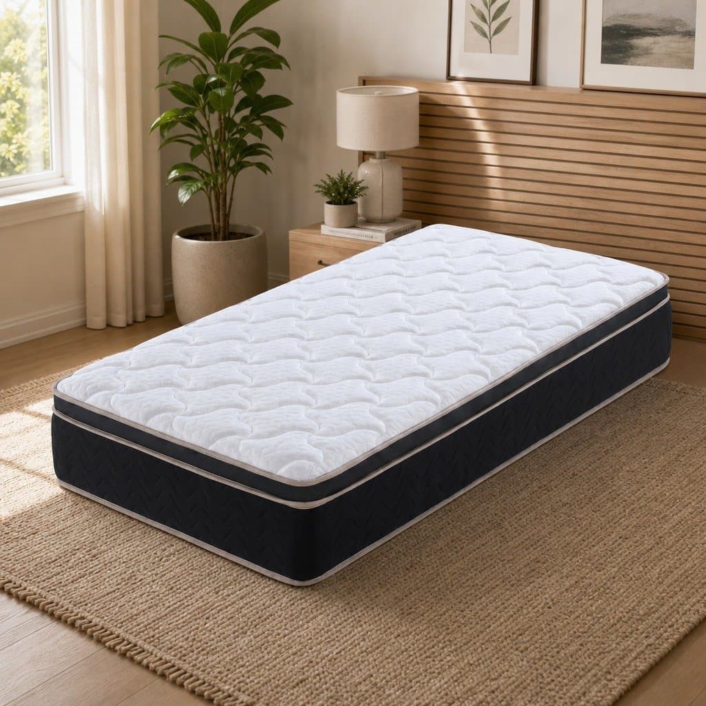 Single Mattress with 35cm Firm Pocket Springs
