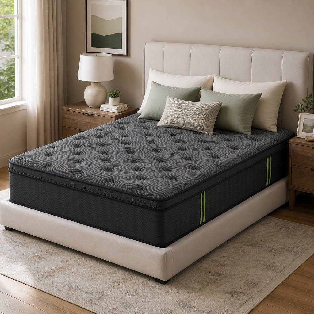 34cm King Single Mattress with Hybrid Pocket Springs