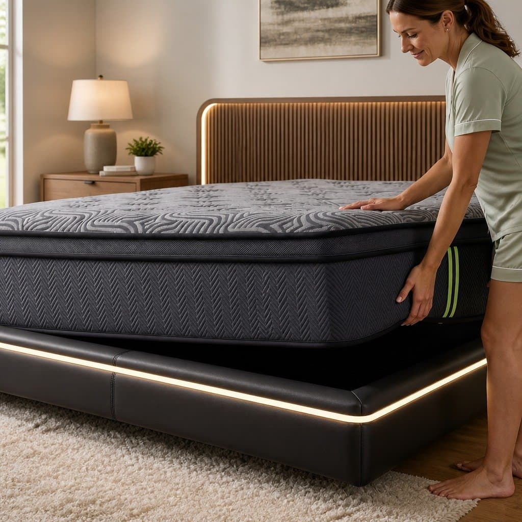 34cm King Single Mattress with Hybrid Pocket Springs