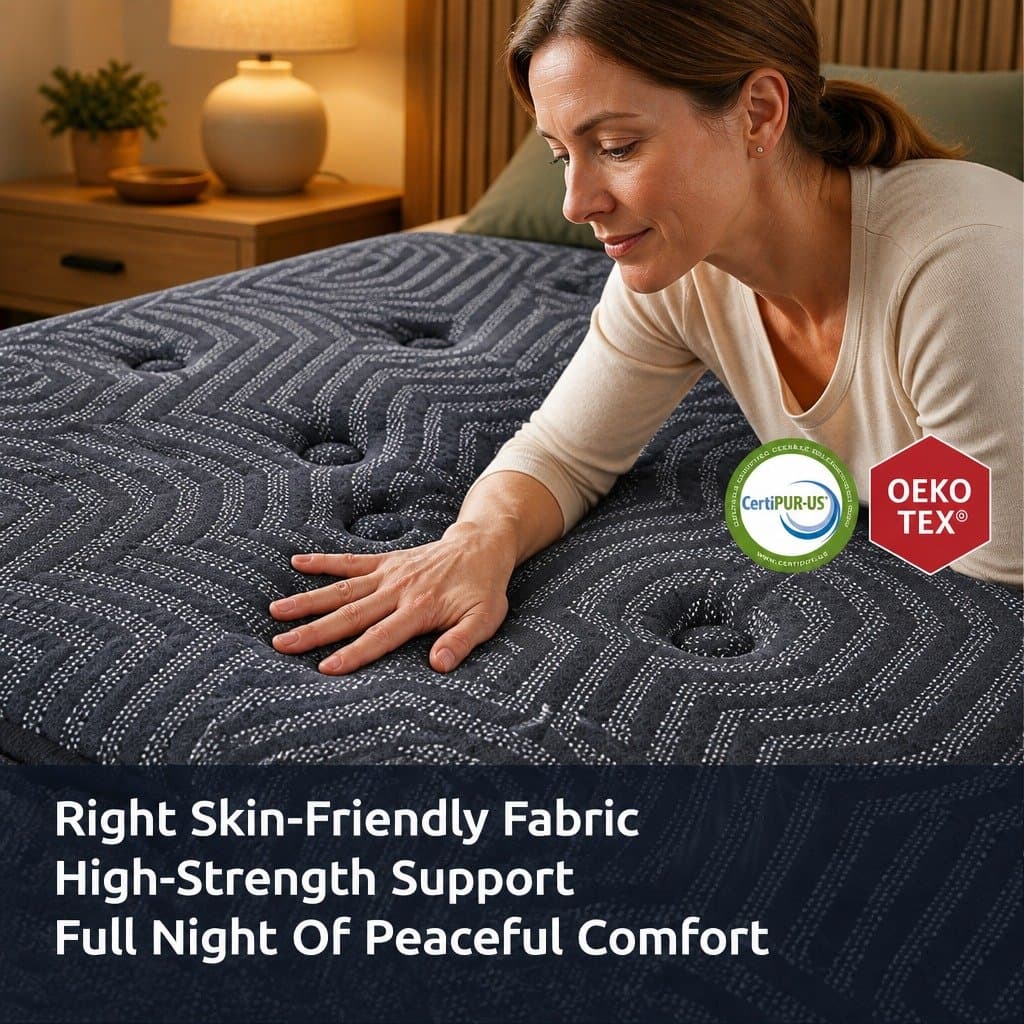 34cm King Single Mattress with Hybrid Pocket Springs