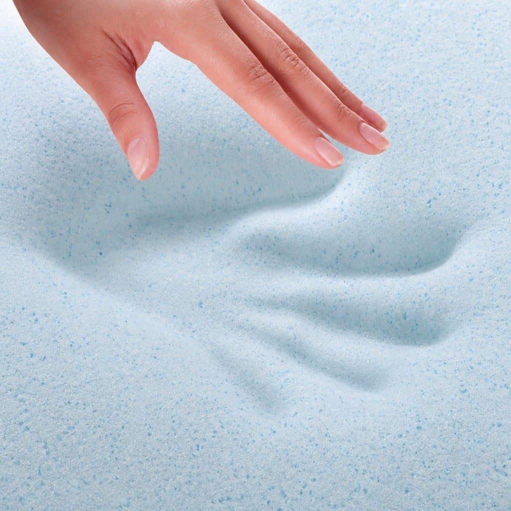 Queen Gel-Infused Memory Foam Mattress Topper 5cm