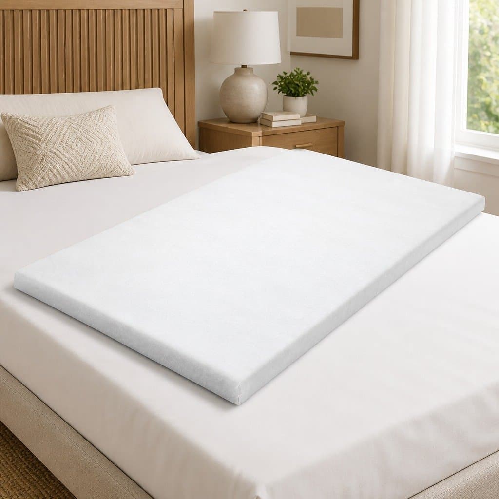 Queen Gel-Infused Memory Foam Mattress Topper 5cm
