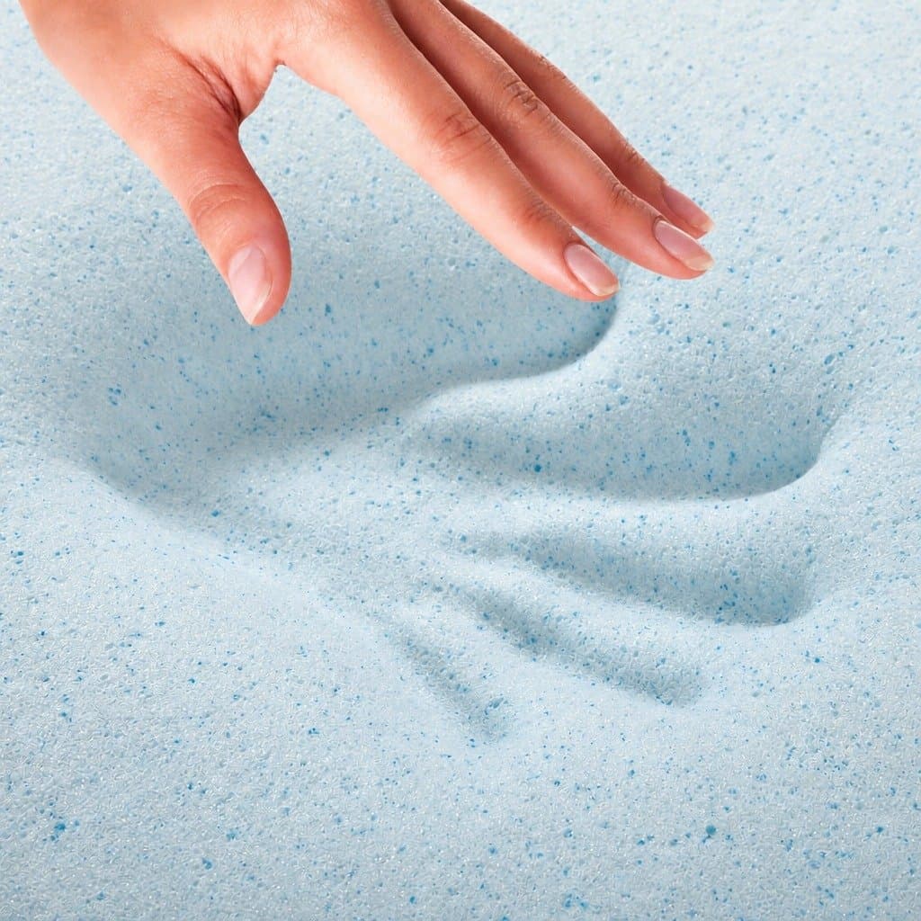Cool Gel Memory Foam Mattress Topper for Double Beds 8cm