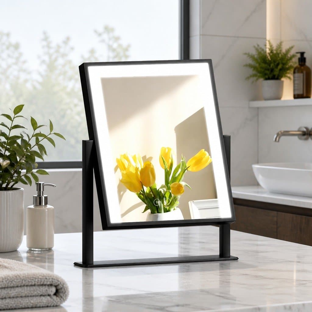 Hollywood Vanity Makeup Mirror 25x30cm with LED Touch Control