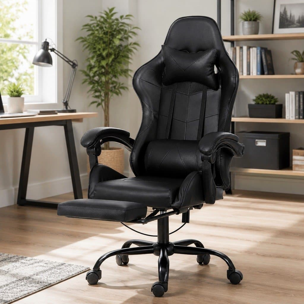 Ergonomic Gaming Office Chair with Massage Function