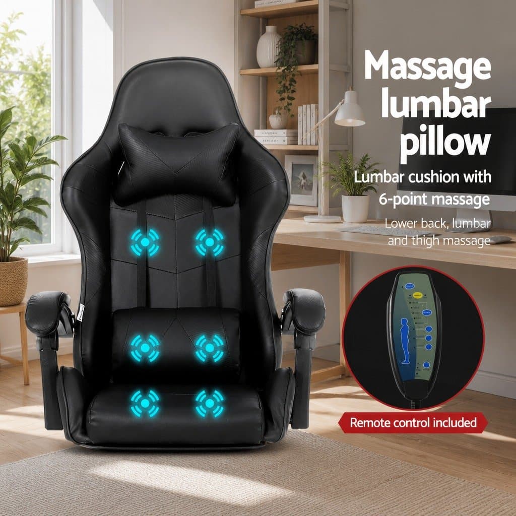 Ergonomic Gaming Office Chair with Massage Function